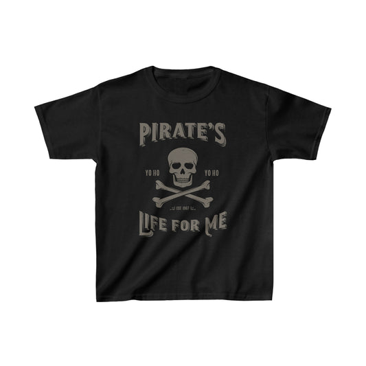 Pirate's Life (Youth) Soild Grey Print