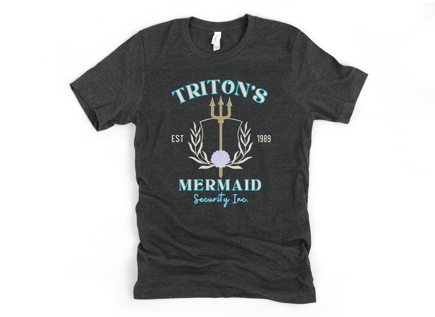 Triton's Mermaid Security Inc (Adult) - Front Print