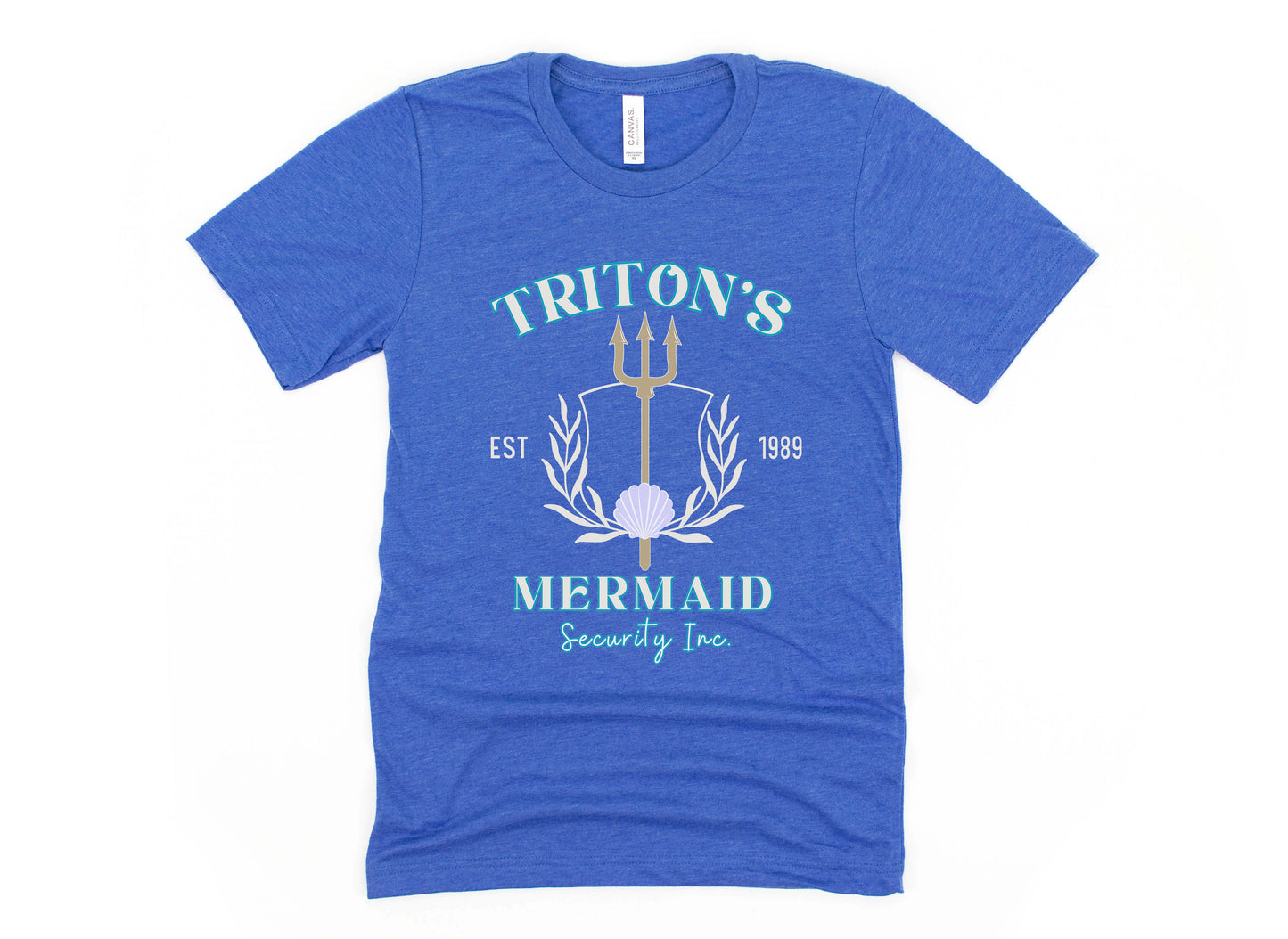 Triton's Mermaid Security Inc (Adult) - Front Print