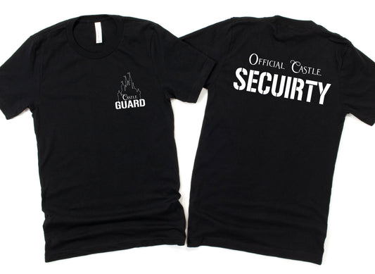 Castle Security Guard (Adult) - Front & Back Print