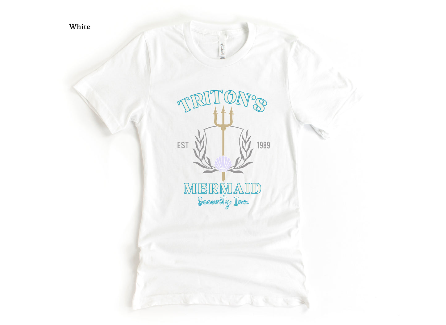 Triton's Mermaid Security Inc (Adult) - Front Print