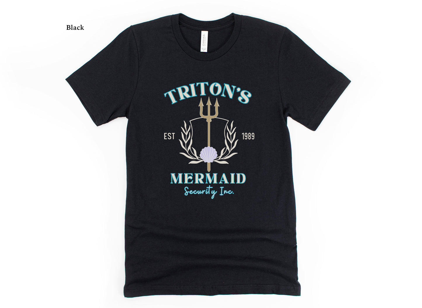 Triton's Mermaid Security Inc (Adult) - Front Print